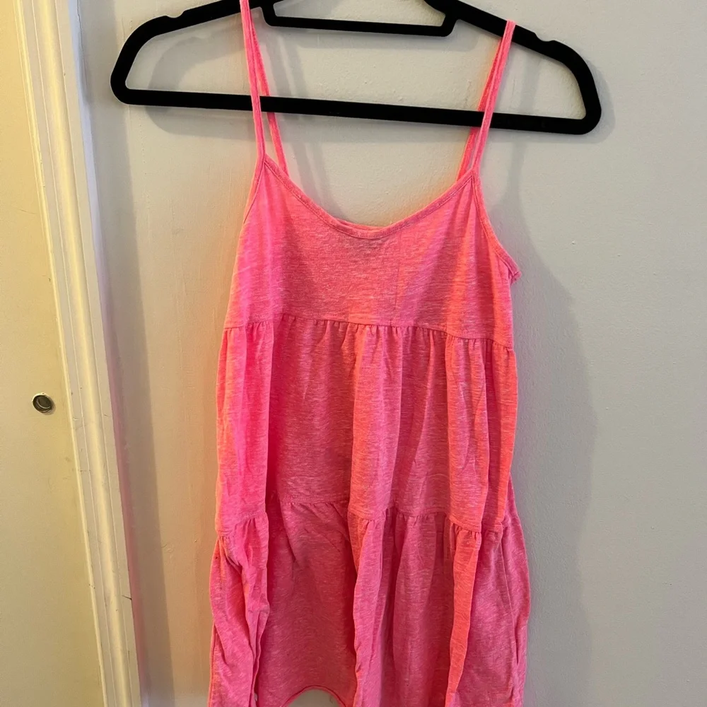 Topshop coverup dress, pink, size 2 - Picture 5 of 6